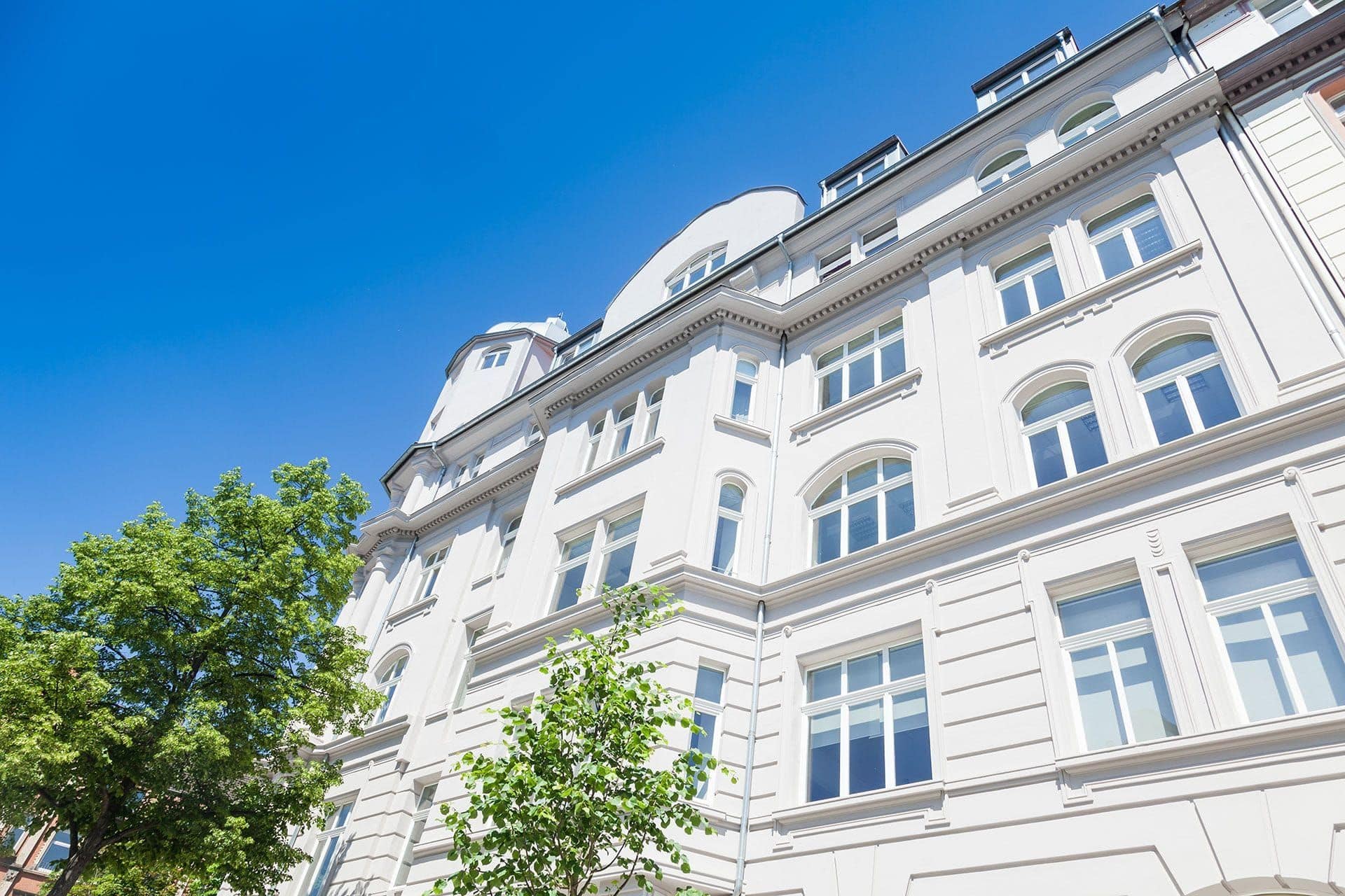 Wohngebäude in Ludwigsburg aus der Außenansicht